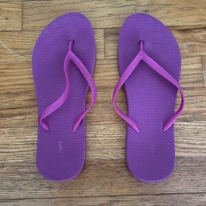 Purple Flip Flops